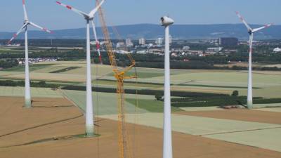 Windkraftanlagen bei Ebersheim