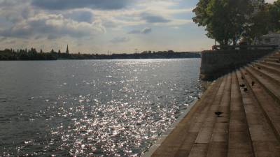 Niedrigwasser im Rhein