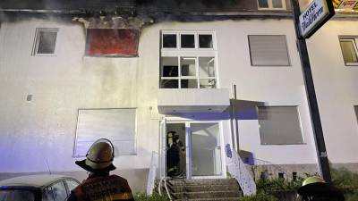 Wohnungsbrand mit 10 verletzten