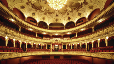 Im Theater gibt es vier große Bühnen.