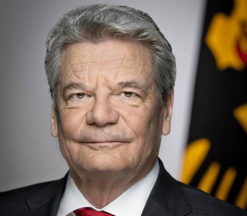 Offizielles Porträt des ehemaligen Bundespräsident Joachim Gauck