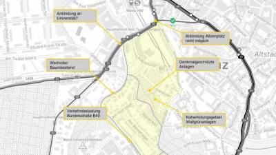 Online-Beteiligung Straßenbahnanschluss Heiligkreuzviertel