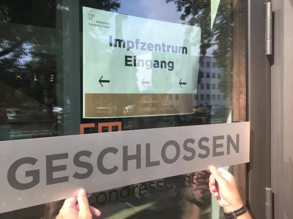 Impfzentrum in Wiesbaden geschlossen