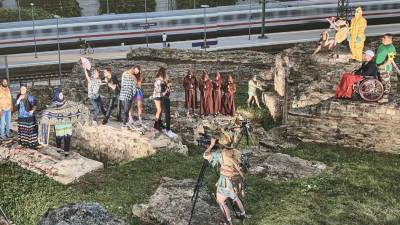Römisches Kunstprojekt in der Römerpassage