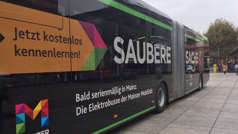 Erster Batteriebus für Mainz
