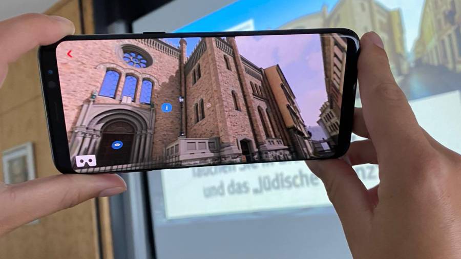 Die Mainz-App hat ein neues Virtual Reality-Modul